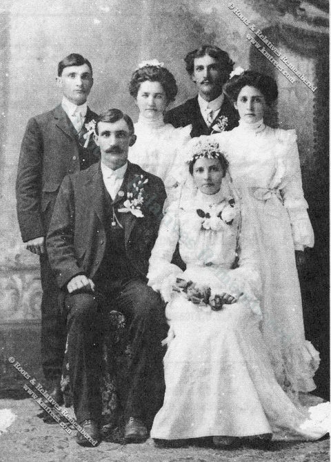 1902 Wedding--Louis Hornick & Mary Windschitl