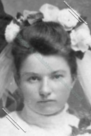 1906 Clara Hillesheim, Bride 1906 Clara Hillesheim, Bride