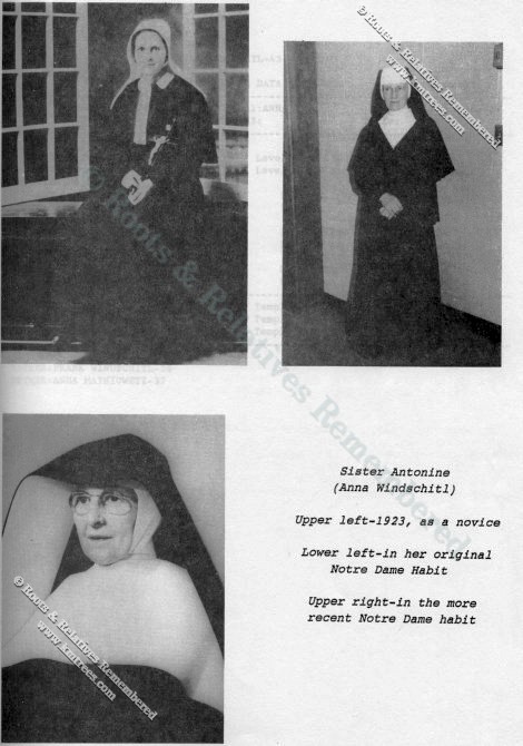 Sister Antonine (Anna) Windschitl Sister Antonine (Anna) Windschitl