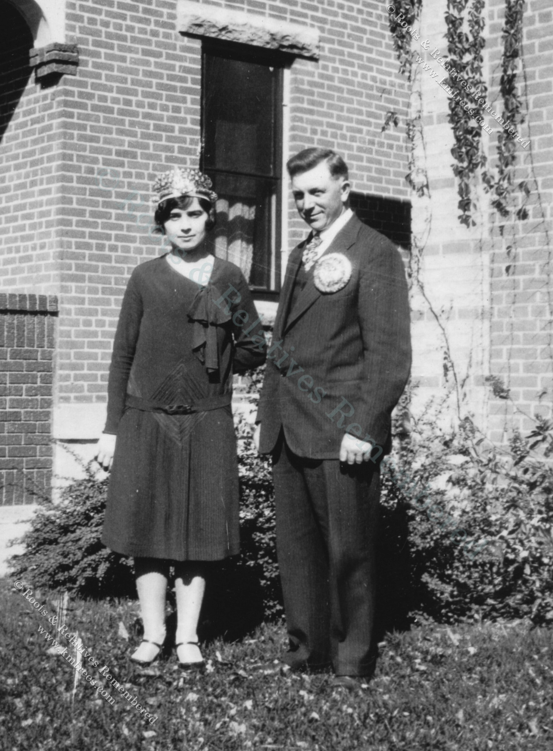 1928 10th Anniv-- Frank & Anna (Hillesheim) Wiltscheck 1928 10th Anniv-- Frank & Anna (Hillesheim) Wiltscheck