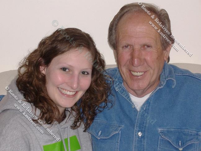 2007 Raymond and Granddaughter Becca 2007 Raymond and Granddaughter Becca